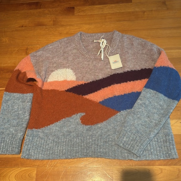 NWT Faherty Emerald Bay Crew Sweater - Women’s Small - Picture 2 of 5